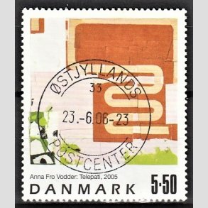 FRIMRKER DANMARK | 2005 - AFA 1439 - Frimrkekunst 8. - 5,50 Kr. Anna Fro Vodder - Pragt Stemplet