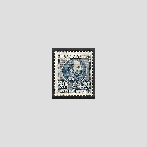 FRIMRKER DANMARK | 1904-05 - AFA 48 - Chr. IX 20 re bl - Postfrisk