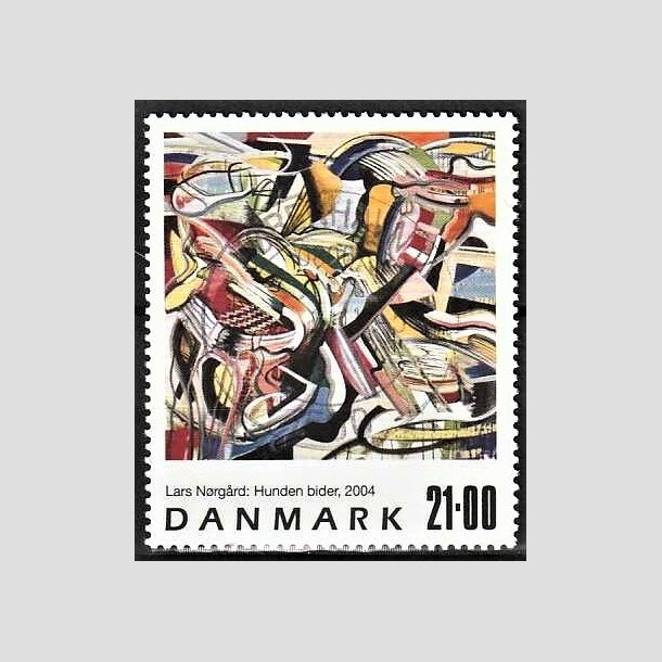 FRIMRKER DANMARK | 2004 - AFA 1399 - Frimrkekunst - 21,00 Kr. flerfarvet - Pragt Stemplet