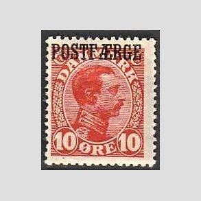 FRIMRKER DANMARK | 1919-20 - AFA 1 - 10 re rd Postfrge - Ubrugt
