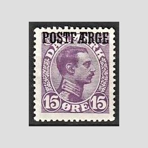 FRIMRKER DANMARK | 1919-20 - AFA 2 - 15 re violet Postfrge - Ubrugt