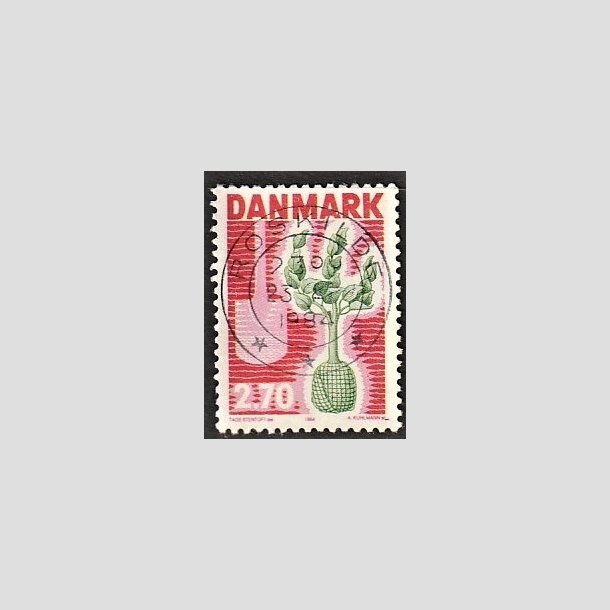 FRIMRKER DANMARK | 1984 - AFA 796 - Plant et tr - 2,70 Kr. rd/grn - Pragt Stemplet Roskilde