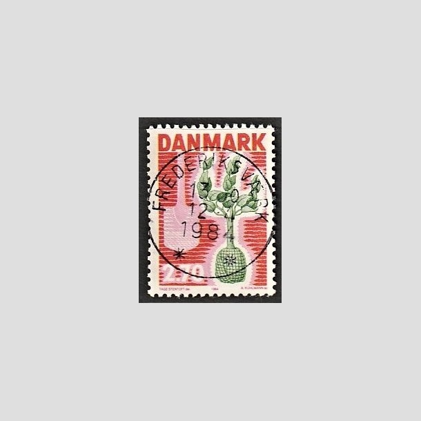 FRIMRKER DANMARK | 1984 - AFA 796 - Plant et tr - 2,70 Kr. rd/grn - Pragt Stemplet Frederiksvrk