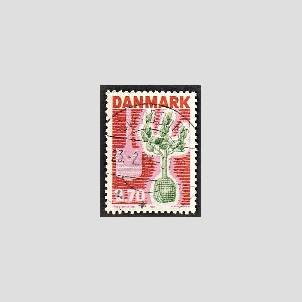 FRIMRKER DANMARK | 1984 - AFA 796 - Plant et tr - 2,70 Kr. rd/grn - Pragt Stemplet