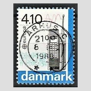 FRIM�RKER DANMARK | 1988 - AFA 912 - Europam�rker - 4,10 Kr. flerfarvet - Lux Stemplet