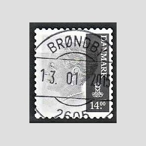FRIMRKER DANMARK | 2012 - AFA 1688 - Dronning Margrethe II - 14,00 Kr. gr - Pragt Stemplet