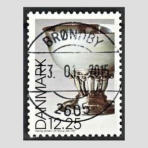 FRIM�RKER DANMARK | 1997 - AFA 1163 - Dansk design - 12,25 Kr. Georg Jensen s�lvsk�l flerfarvet - Pragt Stemplet