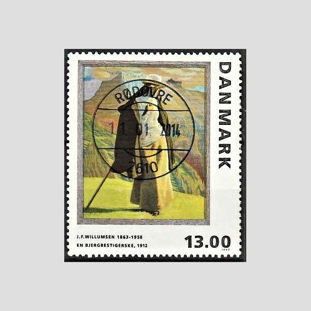 FRIMRKER DANMARK | 1997 - AFA 1159 - J.F. Willumsen - 13,00 Kr. flerfarvet - Pragt Stemplet