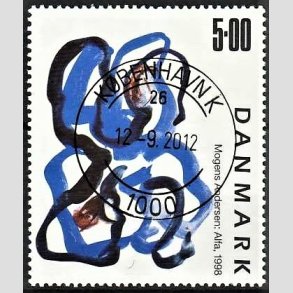 FRIMRKER DANMARK | 1998 - AFA 1188 - Mogens Andersen - 5,00 Kr. flerfarvet - Pragt Stemplet
