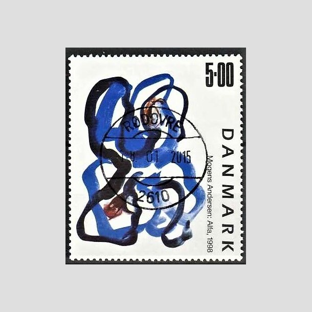 FRIMRKER DANMARK | 1998 - AFA 1188 - Mogens Andersen - 5,00 Kr. flerfarvet - Pragt Stemplet