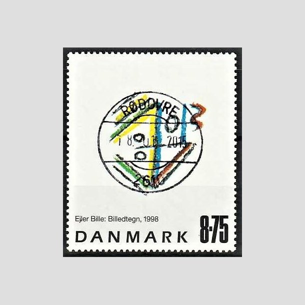 FRIMRKER DANMARK | 1998 - AFA 1189 - Ejler Bille - 8,75 Kr. flerfarvet - Pragt Stemplet