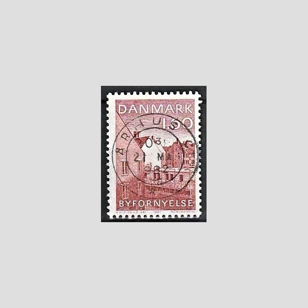 FRIMRKER DANMARK | 1981 - AFA 735 - Byfornyelse - 1,60 Kr. rd - Pragt Stemplet rhus C