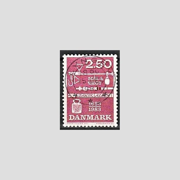 FRIMRKER DANMARK | 1983 - AFA 780 - Mling og vejning - 2,50 Kr. rd - Pragt Stemplet