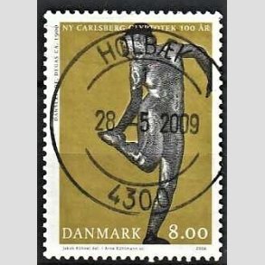 FRIM�RKER DANMARK | 2006 - AFA 1476 - Glyplotek 100 �r. - 8,00 Kr. Danserinde - Pragt Stemplet Holb�k