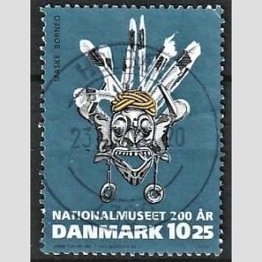 FRIM�RKER DANMARK | 2007 - AFA 1504 - Nationalmuseet 200 �r. - 10,25 Kr. flerfarvet - Pragt Stemplet