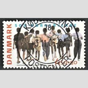 FRIMRKER DANMARK | 2005 - AFA 1416 - SOS-Brnebyerne - 4,50 + 0,50 Kr. flerfarvet - Pragt Stemplet