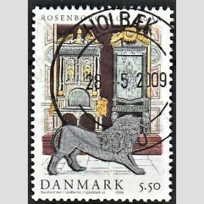 FRIM�RKER DANMARK | 2006 - AFA 1464 - Roseborg Slot 400 �r. - 5,50 Kr. Tronstol - Pragt Stemplet