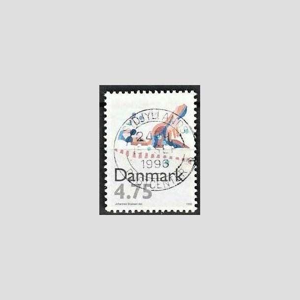 FRIMRKER DANMARK | 1996 - AFA 1112 - Sport - 4,75 Kr. flerfarvet - Pragt Stemplet