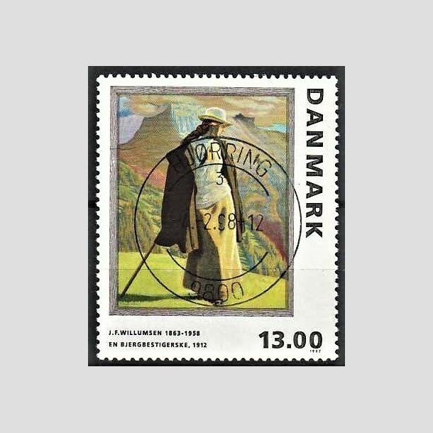 FRIMRKER DANMARK | 1997 - AFA 1159 - J.F. Willumsen - 13,00 Kr. flerfarvet - Pragt Stemplet Hjrring