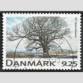 FRIM�RKER DANMARK | 1999 - AFA 1199 - Danske l�vtr�er - 9,25 Kr. Eg - Pragt Stemplet