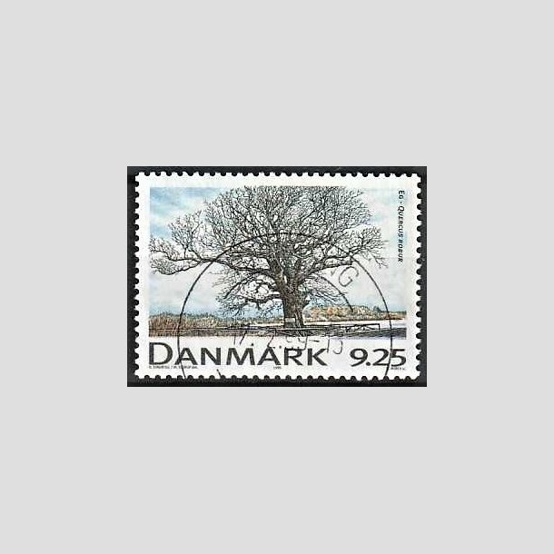 FRIMRKER DANMARK | 1999 - AFA 1199 - Danske lvtrer - 9,25 Kr. Eg - Pragt Stemplet