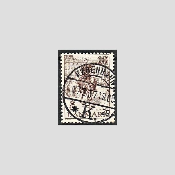 FRIMRKER DANMARK | 1937 - AFA 240 - Chr. X 25 re jubilum 10 re brun - Lux Stemplet Kbenhavn