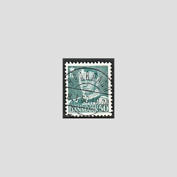 FRIMRKER DANMARK | 1952-53 - AFA 338 - Fr. IX 50 re blgrn - Lux Stemplet