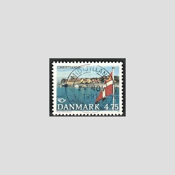 FRIMRKER DANMARK | 1991 - AFA 994 - Turistml - 4,75 Kr. flerfarvet - Pragt Stemplet