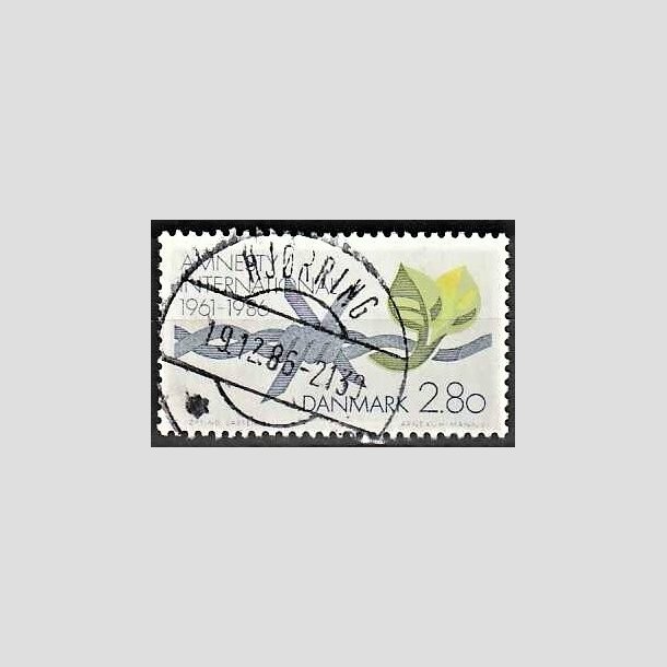 FRIMRKER DANMARK | 1986 - AFA 850 - Amnesty International 25 r - 2,80 Kr. flerfarvet - Pragt Stemplet