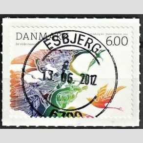 FRIM�RKER DANMARK | 2012 - AFA 1712 - H.C. Andersens eventyr - 6,00 Kr. flerfarvet - Pragt Stemplet