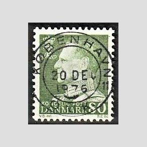 FRIMRKER DANMARK | 1967 - AFA 462F - Fr. IX 80 re grn - Lux Stemplet Kbenhavn