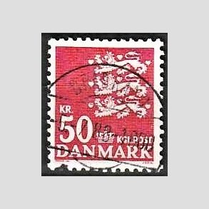 FRIMRKER DANMARK | 1985 - AFA 824 - Rigsvben - 50,00 Kr. rd - Lux Stemplet 