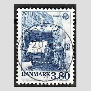 FRIM�RKER DANMARK | 1986 - AFA 871 - Europam�rker Natur- og milj� - 3,80 Kr. bl� - Pragt Stemplet