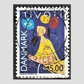FRIM�RKER DANMARK | 1993 - AFA 1044 - Turisme - 5,00 Kr. flerfarvet - Pragt Stemplet
