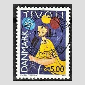 FRIM�RKER DANMARK | 1993 - AFA 1044 - Turisme - 5,00 Kr. flerfarvet - Pragt Stemplet