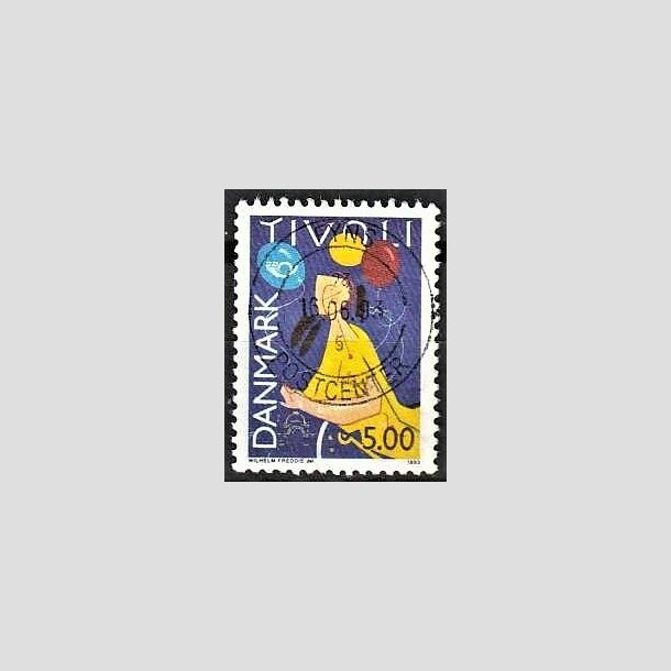 FRIMRKER DANMARK | 1993 - AFA 1044 - Turisme - 5,00 Kr. flerfarvet - Pragt Stemplet Fyns Postcenter