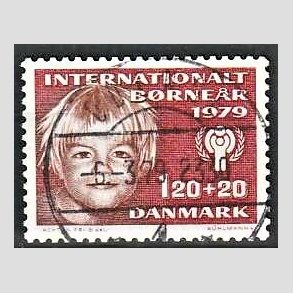 FRIMRKER DANMARK | 1979 - AFA 671 - Brner - 120 + 20 re rd/rdbrun - Pragt Stemplet