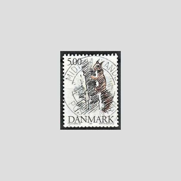 FRIMRKER DANMARK | 1994 - AFA 1078 - Truede danske dyr - 5,00 Kr. Egern - Pragt Stemplet