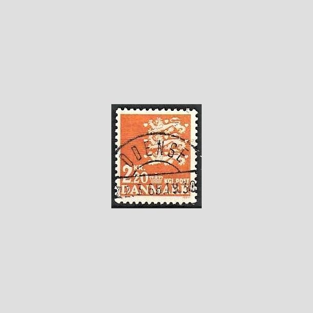 FRIMRKER DANMARK | 1967 - AFA 464F - Rigsvben 2,20 Kr. orange - Lux Stemplet