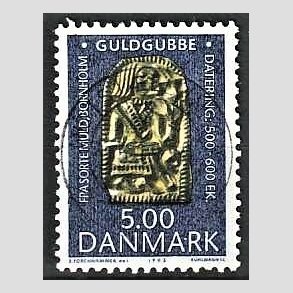 FRIM�RKER DANMARK | 1993 - AFA 1036 - Danef� - 5,00 Kr. flerfarvet - Pragt Stemplet