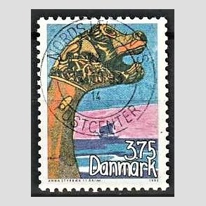 FRIM�RKER DANMARK | 1993 - AFA 1050 - Vindertegning frim�rketegning - 3,75 Kr. flerfarvet - Pragt Stemplet