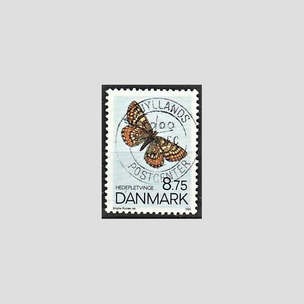 FRIMRKER DANMARK | 1993 - AFA 1039 - Sommerfugle - 8,75 Kr. flerfarvet - Pragt Stemplet