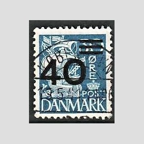 FRIMRKER DANMARK | 1940 - AFA 265 - 40/30 re bl Provisorier - Lux Stemplet