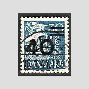 FRIMRKER DANMARK | 1940 - AFA 265 - 40/30 re bl Provisorier - Lux Stemplet