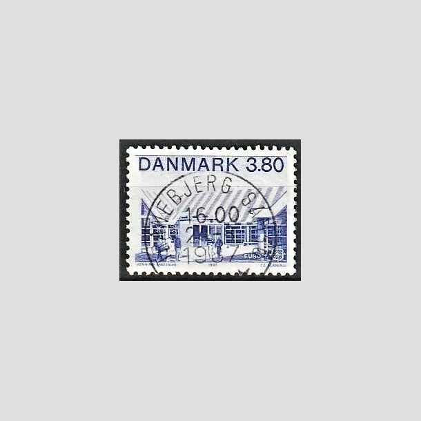 FRIMRKER DANMARK | 1987 - AFA 883 - Europamrker - 3,80 Kr. bl - Pragt Stemplet