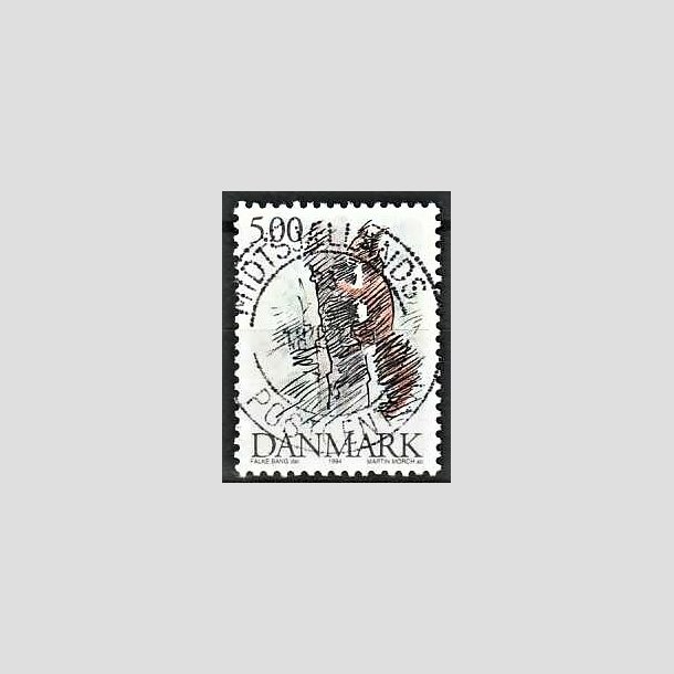 FRIMRKER DANMARK | 1994 - AFA 1078 - Truede danske dyr - 5,00 Kr. Egern - Pragt Stemplet