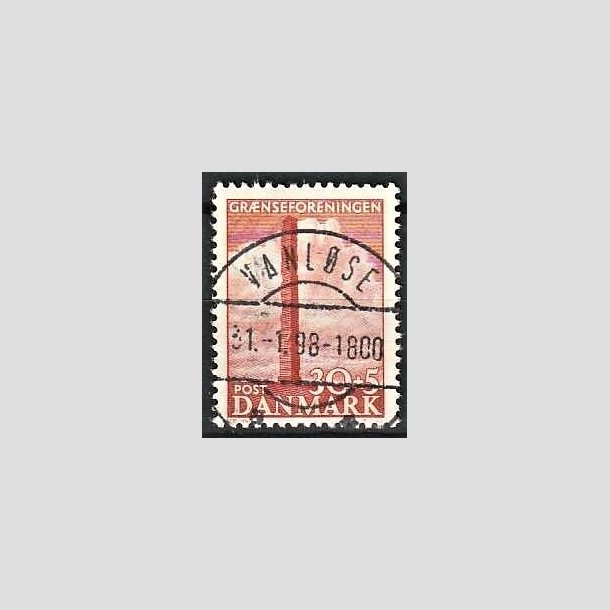 FRIMRKER DANMARK | 1953 - AFA 345 - Skamlingsbanken - 30 + 5 re rd - Pragt Stemplet Vanlse