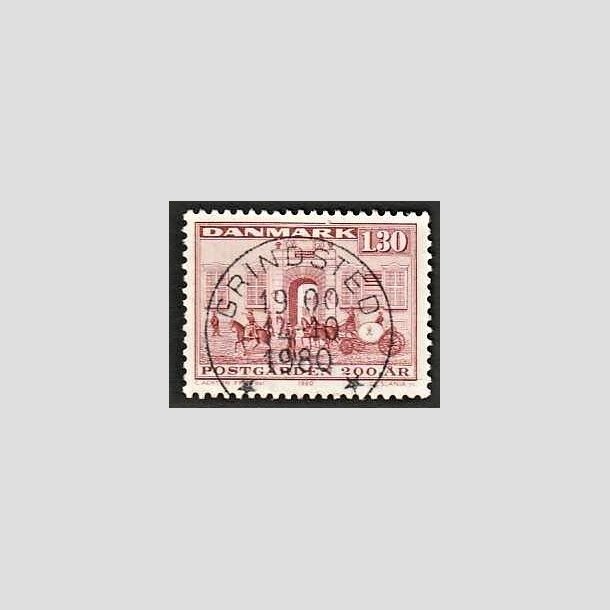 FRIMRKER DANMARK | 1980 - AFA 693 - Postgrden Kbenhavn - 1,30 Kr. rd - Pragt Stemplet Grindsted