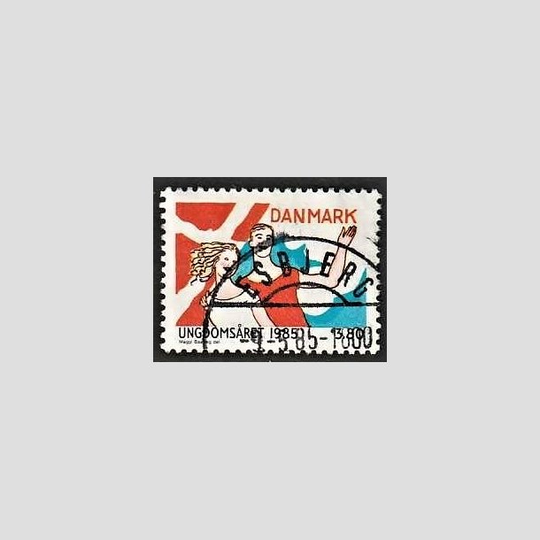 FRIMRKER DANMARK | 1985 - AFA 828 - Ungdomsr - 3,80 Kr. flerfarvet - Pragt Stemplet