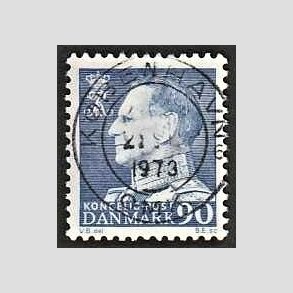 FRIMRKER DANMARK | 1967 - AFA 463F - Fr. IX 90 re bl - Lux Stemplet